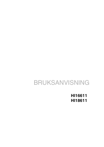 Bruksanvisning Asko HI16611 Häll