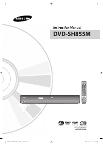 Handleiding Samsung DVD-SH855M DVD speler