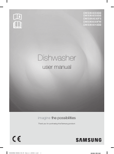 Manual Samsung DW50K4050BB/EU Dishwasher