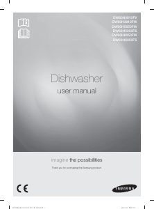 Manual Samsung DW60H3010FV/EU Dishwasher