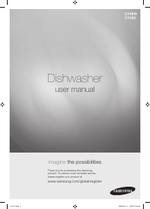 Manual Samsung DM-B28AFW Dishwasher