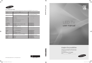 Brugsanvisning Samsung UE32C4005PW LED TV