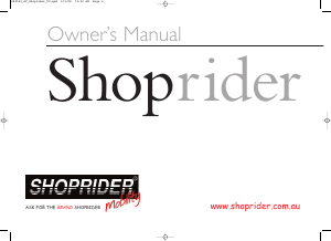 Handleiding Shoprider TE-888 IX Scootmobiel