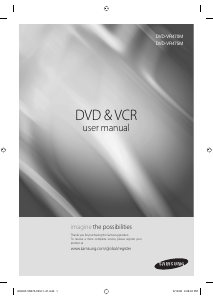 Manual Samsung DVD-VR470M DVD-Video Combination