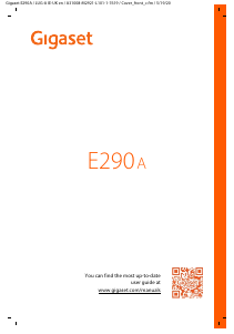 Handleiding Gigaset E290A Draadloze telefoon