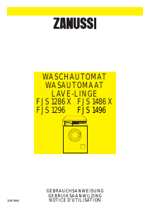 Bedienungsanleitung Zanussi FJS 1496 Waschmaschine