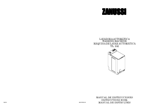 Manual Zanussi TL592 Washing Machine