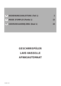 Mode d’emploi Zanussi ID 4305 S Lave-vaisselle