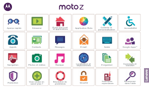 Mode d’emploi Motorola Moto Z Téléphone portable