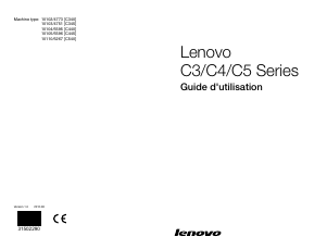 Mode d’emploi Lenovo IdeaCentre C355 Ordinateur de bureau