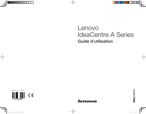 Mode d’emploi Lenovo IdeaCentre A600 Ordinateur de bureau