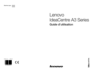 Mode d’emploi Lenovo IdeaCentre A310 Ordinateur de bureau