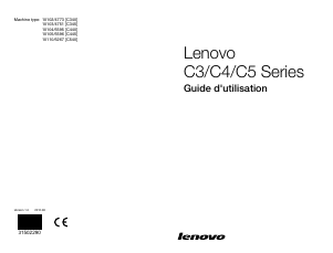 Mode d’emploi Lenovo IdeaCentre C445 Ordinateur de bureau