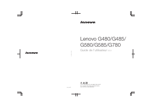 Mode d’emploi Lenovo IdeaPad G585 Ordinateur portable