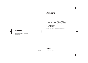 Mode d’emploi Lenovo G560e Ordinateur portable