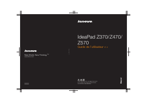 Mode d’emploi Lenovo IdeaPad Z370 Ordinateur portable