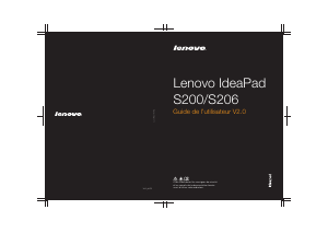 Mode d’emploi Lenovo IdeaPad S206 Ordinateur portable