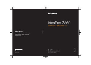 Mode d’emploi Lenovo IdeaPad Z360 Ordinateur portable