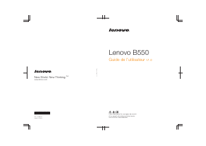 Mode d’emploi Lenovo B550 Ordinateur portable