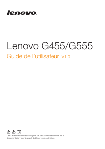 Mode d’emploi Lenovo G455 Ordinateur portable