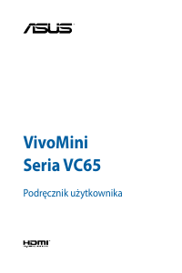 Instrukcja Asus VC65R VivoMini Komputer stacjonarny