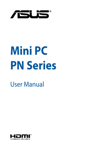 Manual Asus PN60 Mini PC Desktop Computer