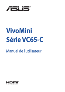 Mode d’emploi Asus VC65-C VivoMini Ordinateur de bureau