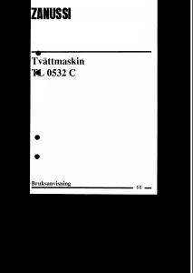 Bruksanvisning Zanussi TL0532C Tvättmaskin