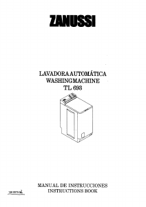 Manual Zanussi TL693 Washing Machine