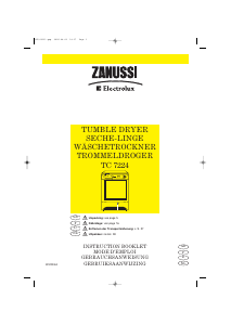 Bedienungsanleitung Zanussi-Electrolux TC7224 Trockner