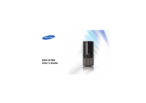Manual Samsung SGH-D780M Mobile Phone