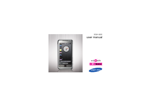 Manual Samsung SGH-I900V (T-Mobile) Mobile Phone
