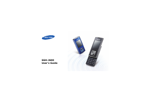 Handleiding Samsung SGH-J600V Mobiele telefoon