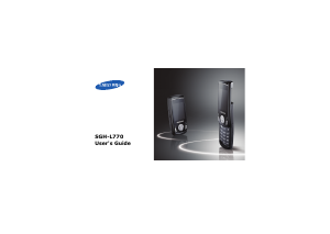 Bruksanvisning Samsung SGH-L770V Mobiltelefon