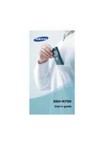 Bruksanvisning Samsung SGH-N700 Mobiltelefon