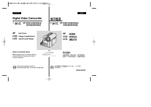 Manual Samsung VP-M110R Camcorder