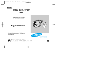 Manual Samsung VP-W95D Camcorder