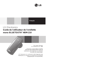 Mode d’emploi LG HBM-210 Headset