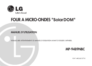 Mode d’emploi LG MP-9489NBC Micro-onde