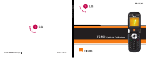 Mode d’emploi LG F2250 (Orange) Téléphone portable
