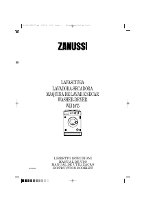 Handleiding Zanussi WIJ1075 Was-droog combinatie