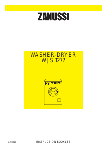 Manual Zanussi WJS1272.60 Washer-Dryer