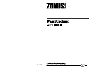 Bedienungsanleitung Zanussi WDT1096H Waschtrockner