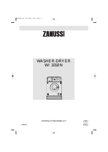 Manual Zanussi WI1018N Washer-Dryer