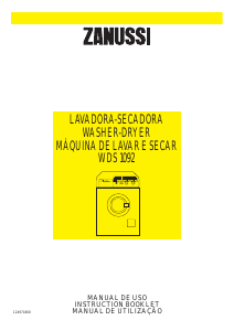 Manual Zanussi WDS1092 Washer-Dryer