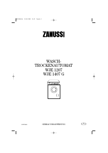 Bedienungsanleitung Zanussi WJE1207 Waschtrockner