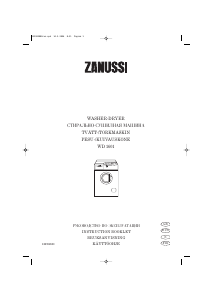 Handleiding Zanussi WD1601 Was-droog combinatie