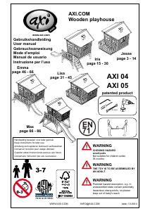 Manual de uso AXI Iris Casa de juguete