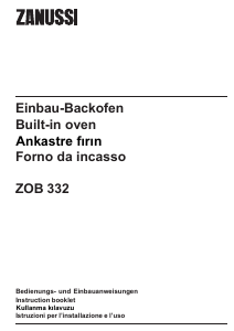 Bedienungsanleitung Zanussi ZOB332W Backofen