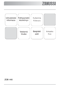 Manuál Zanussi ZOB440X Trouba